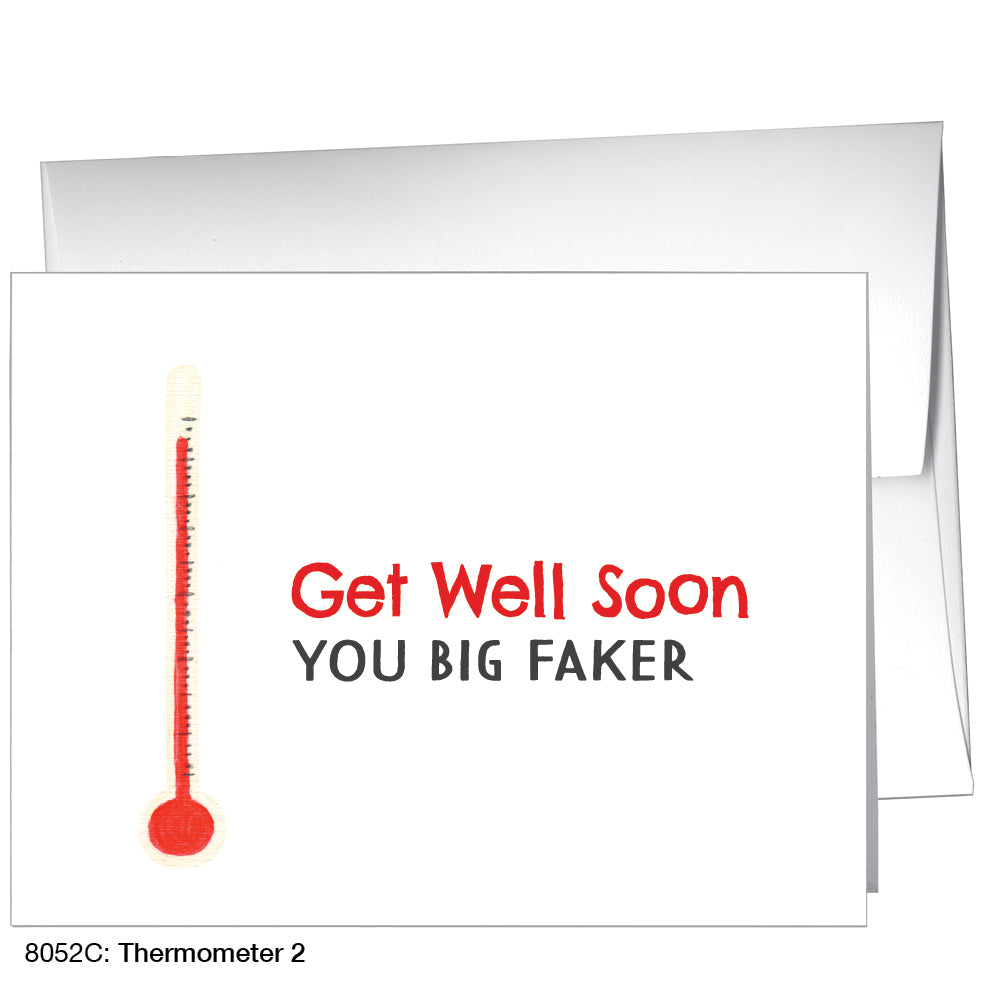 Thermometer 2, Greeting Card (8052C), A2, printedcanvas.com