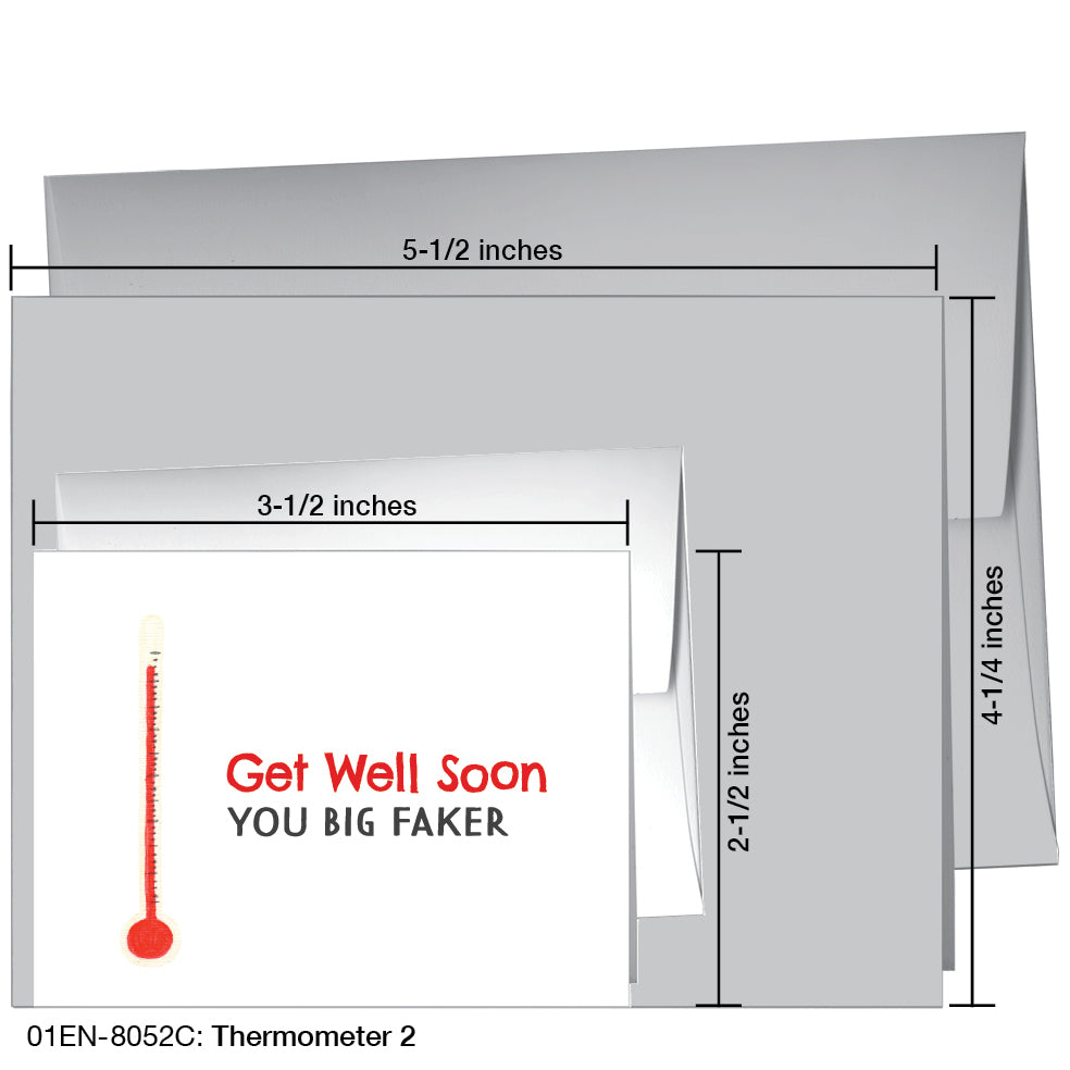 Thermometer 2, Greeting Card (8052C), Enclosure, printedcanvas.com