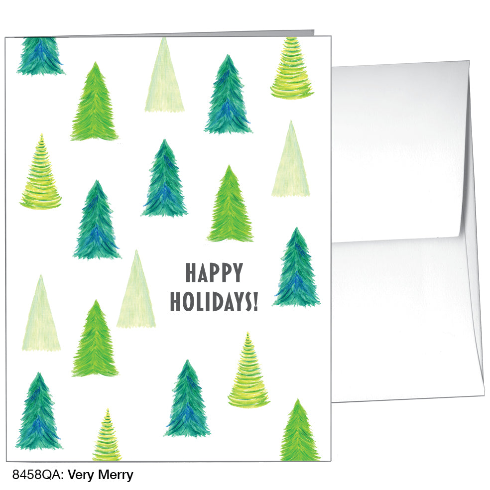 Very Merry, Greeting Card (8458QA), A2, printedcanvas.com