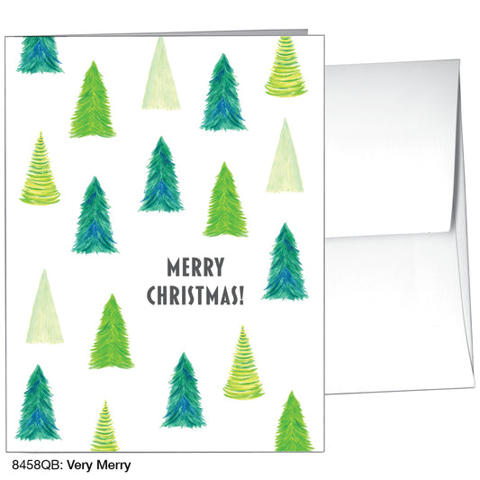Very Merry, Greeting Card (8458QB), A2, printedcanvas.com