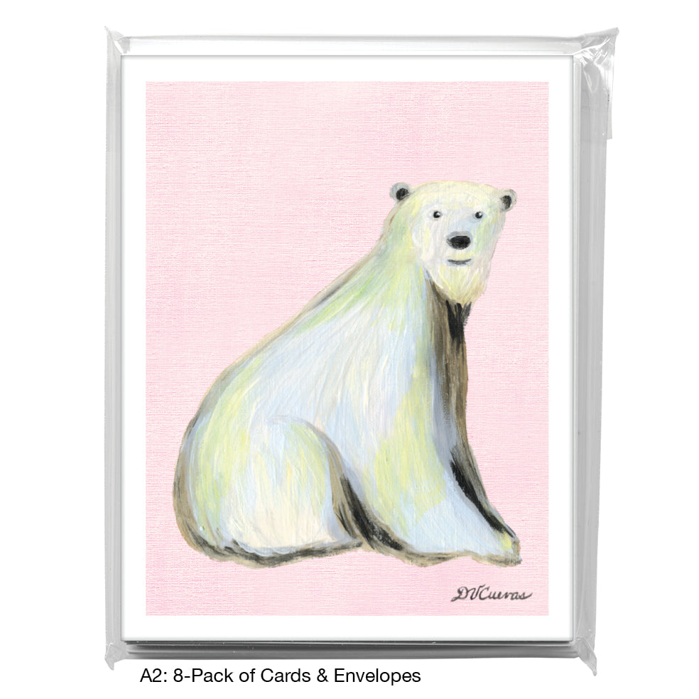 Winter Bear, Greeting Card (7877Q), A2 Card 8-Pack, www.printedcanvas.com