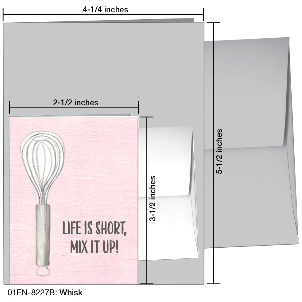 Whisk, Greeting Card (8227B), Enclosure, printedcanvas.com