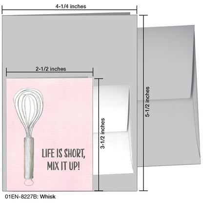 Whisk, Greeting Card (8227B), Enclosure, printedcanvas.com