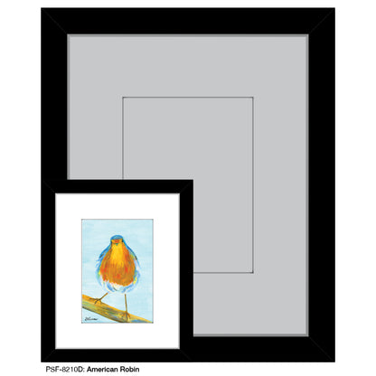American Robin, Print (#8210D) - Printed Canvas