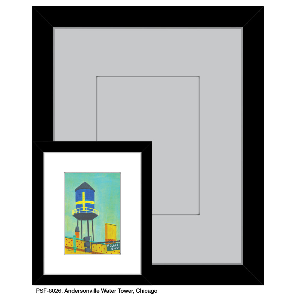 Andersonville Water Tower, Chicago, Print (#8026) - Printed Canvas
