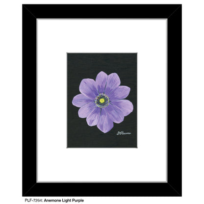 Anemone Light Purple, Print (#7264) - Printed Canvas