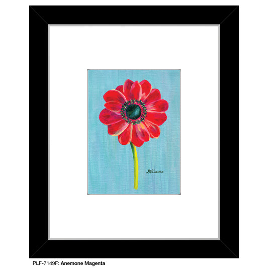 Anemone Magenta, Print (#7149F) - Printed Canvas