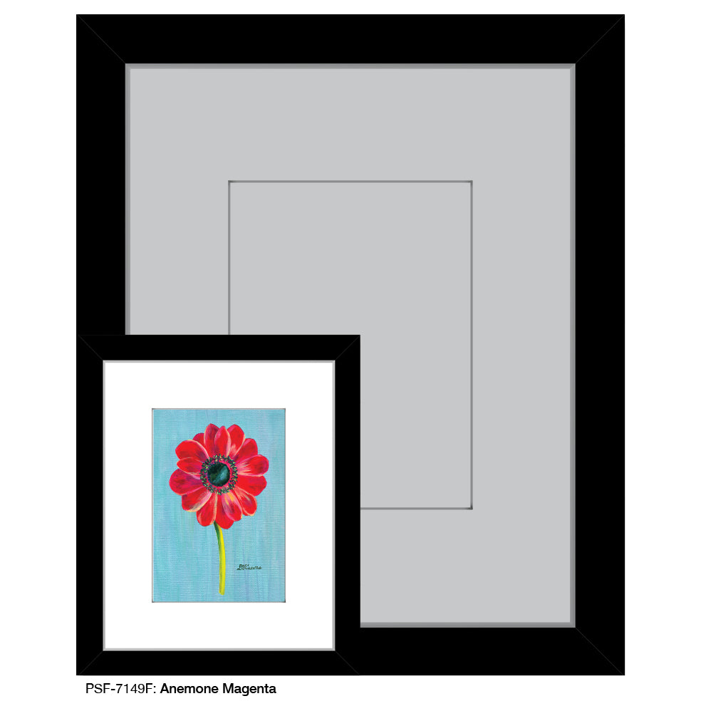 Anemone Magenta, Print (#7149F) - Printed Canvas