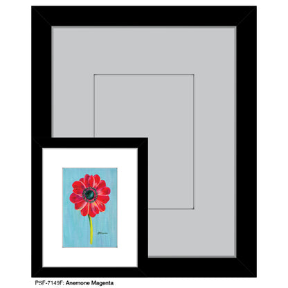 Anemone Magenta, Print (#7149F) - Printed Canvas