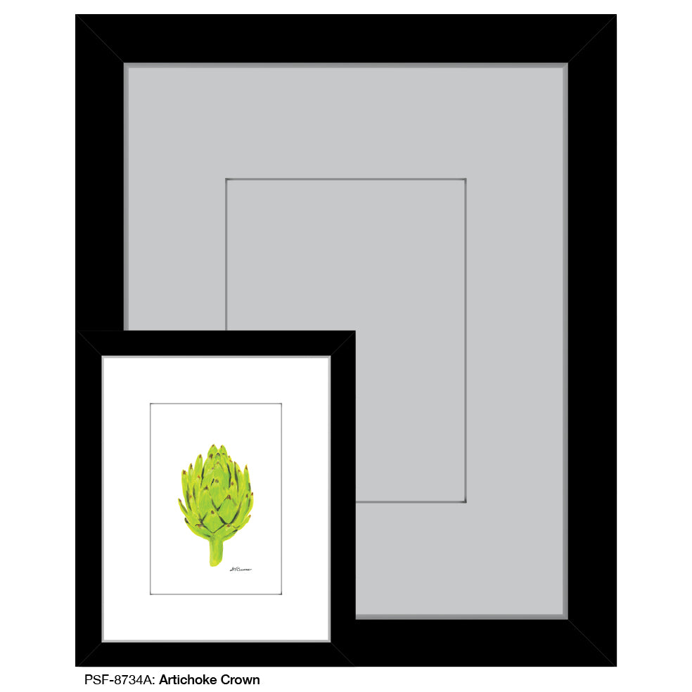 Artichoke Crown, Print (#8734A), Print Matted, www.printedcanvas.com