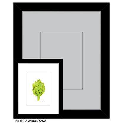 Artichoke Crown, Print (#8734A), Print Matted, www.printedcanvas.com