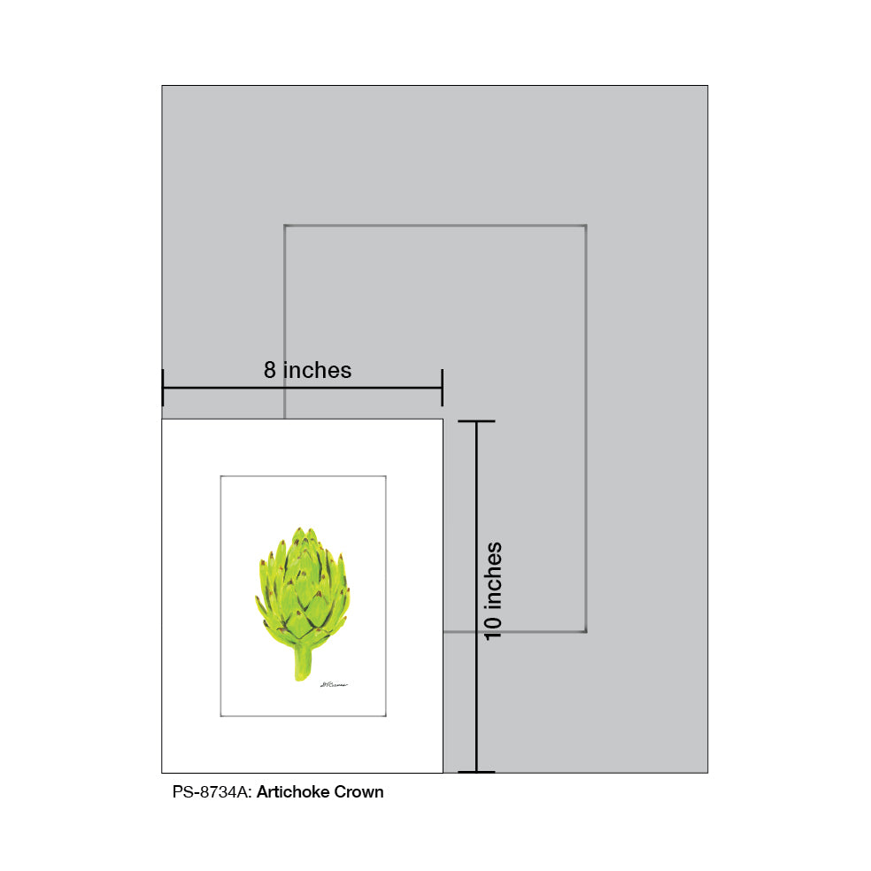 Artichoke Crown, Print (#8734A), Print Matted, www.printedcanvas.com