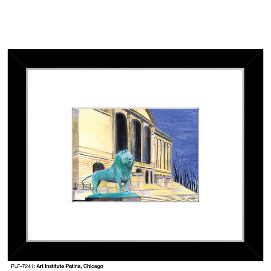 Art Institute Patina, Chicago, Print (#7241) - Printed Canvas