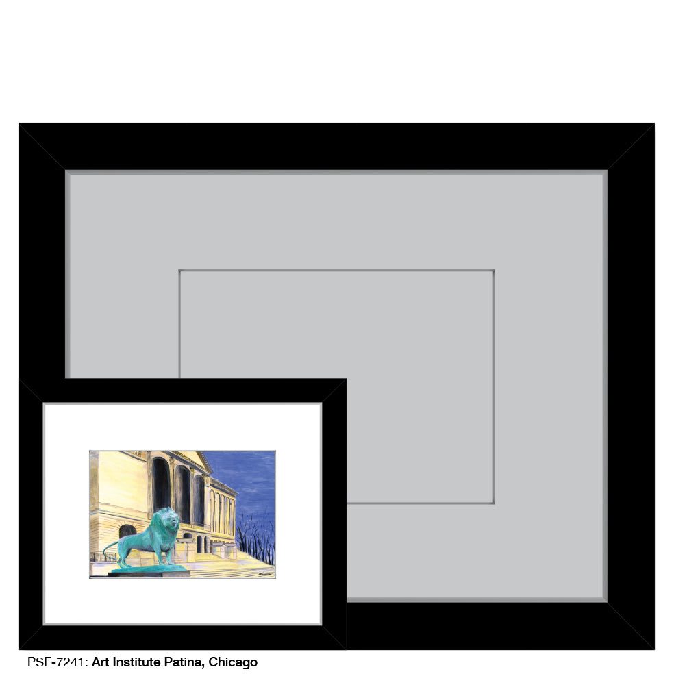 Art Institute Patina, Chicago, Print (#7241) - Printed Canvas