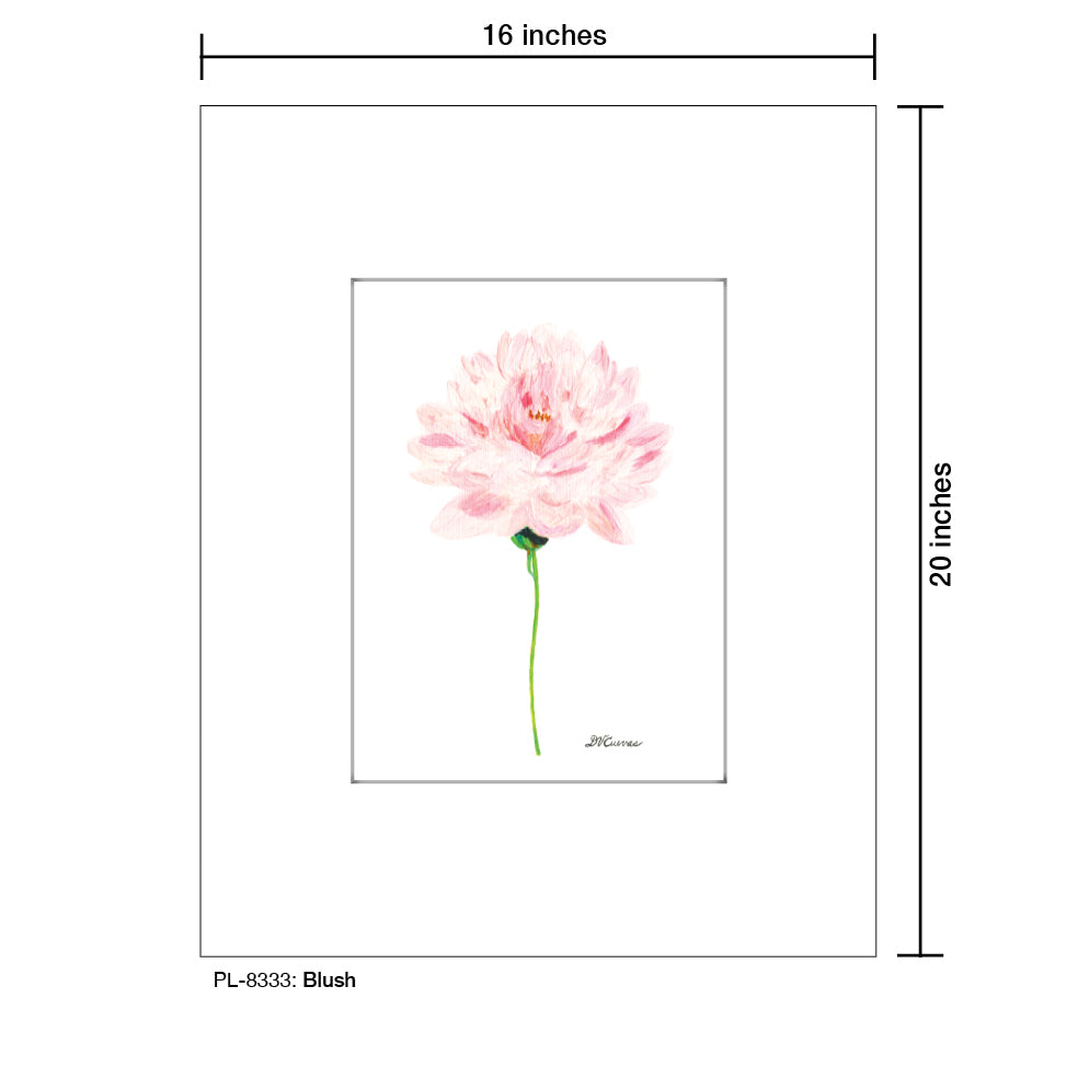 Blush, Print (#8333F), Printe Matted, www.printedcanvas.com