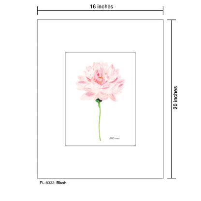 Blush, Print (#8333F), Printe Matted, www.printedcanvas.com