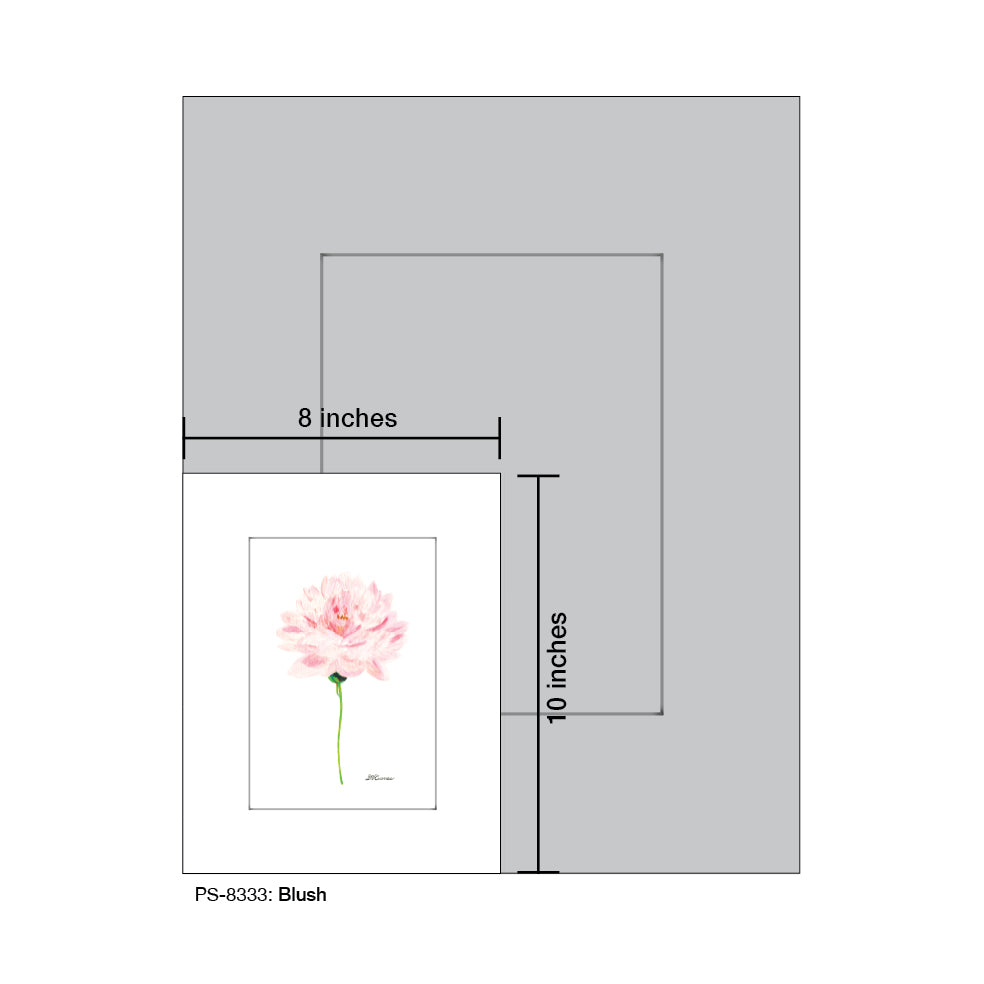 Blush, Print (#8333F), Print Matted, www.printedcanvas.com