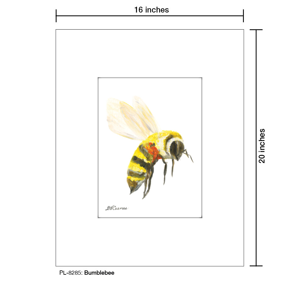 Bumblebee, Print (#8285B), Printe Matted, www.printedcanvas.com