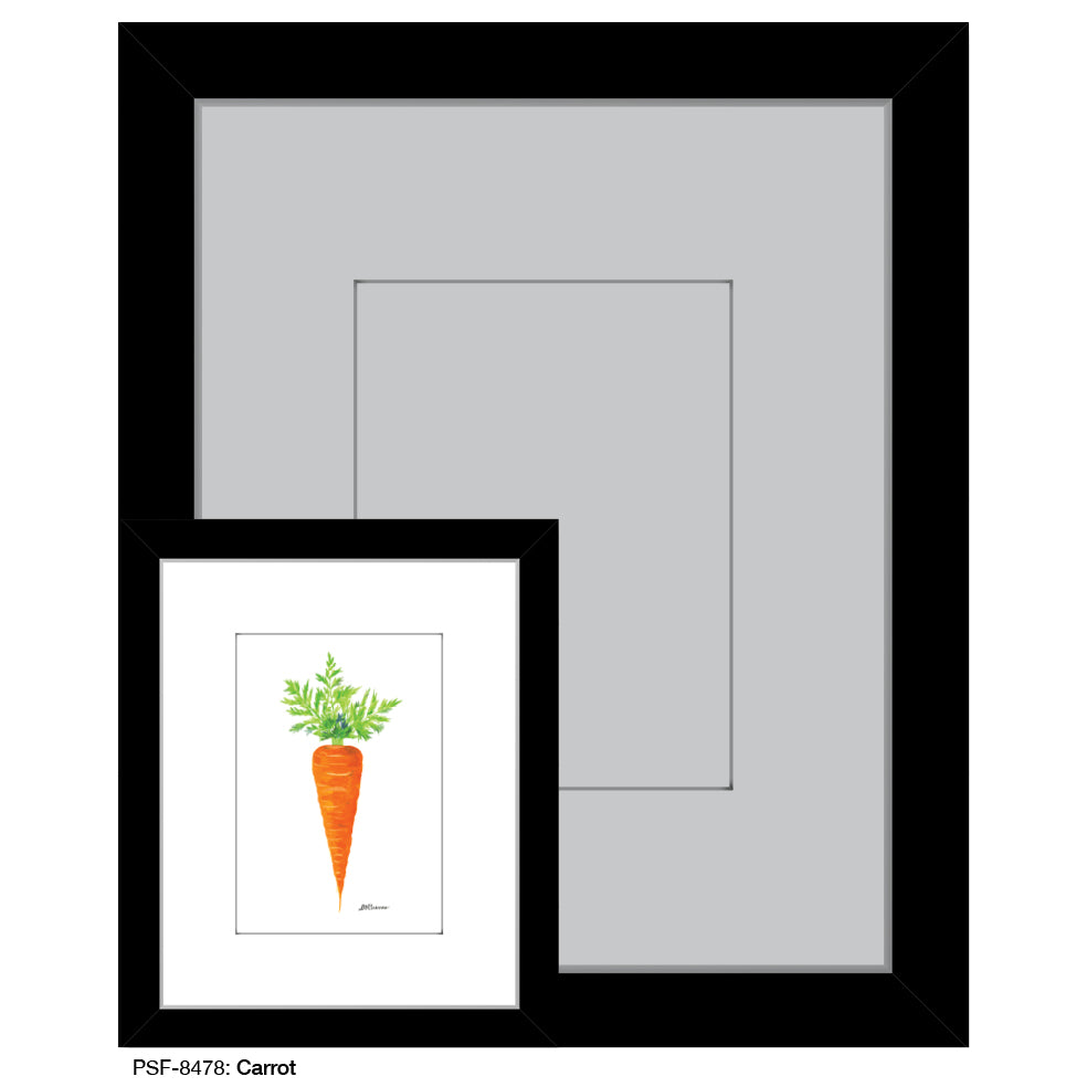 Carrot, Print (#8478B), Print Matted, www.printedcanvas.com
