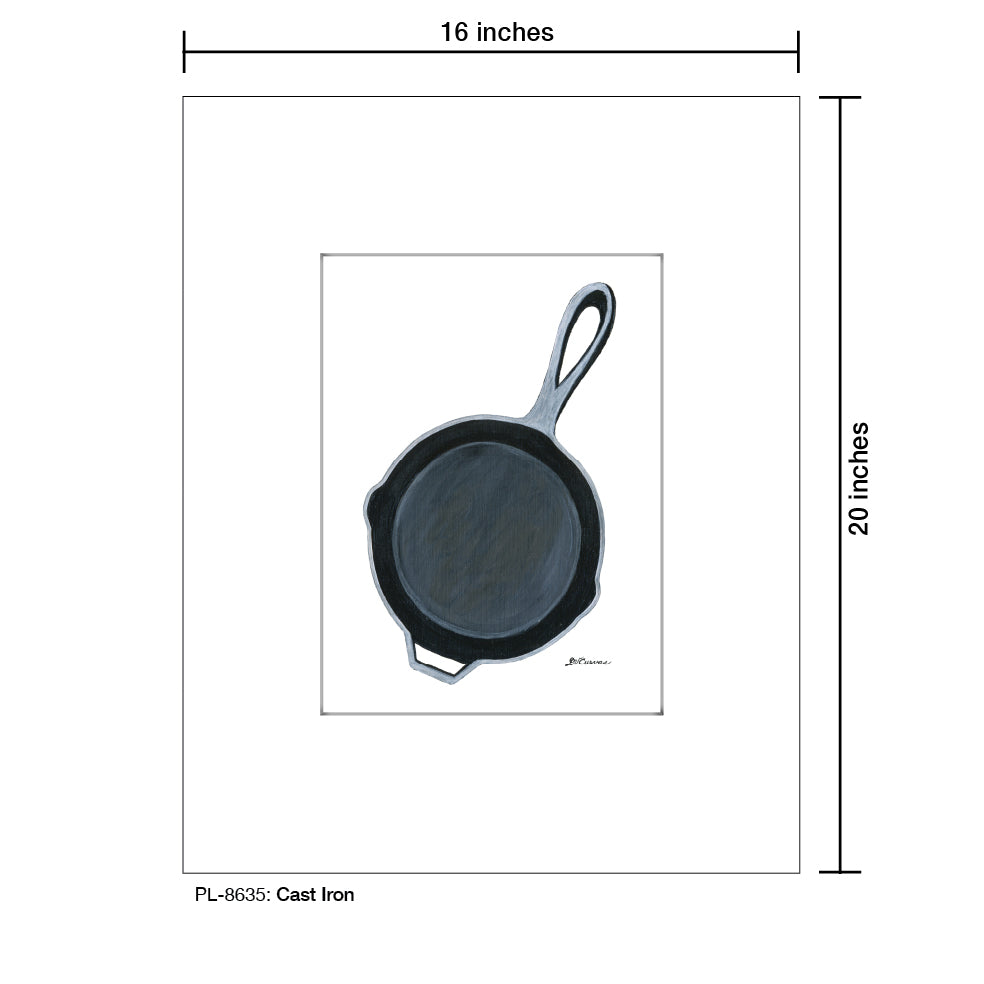 Cast Iron, Print (#8635) - Printed Canvas