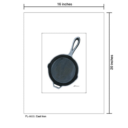 Cast Iron, Print (#8635) - Printed Canvas
