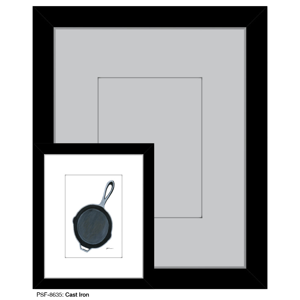 Cast Iron, Print (#8635) - Printed Canvas