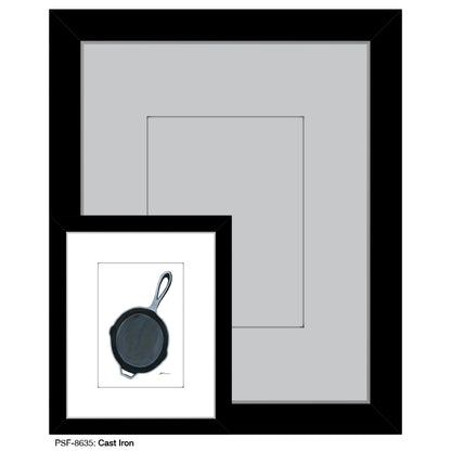 Cast Iron, Print (#8635) - Printed Canvas