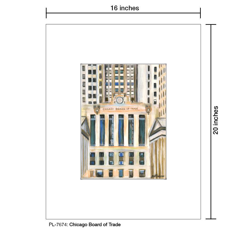 Chicago Board of Trade, Print (#7674) - Printed Canvas