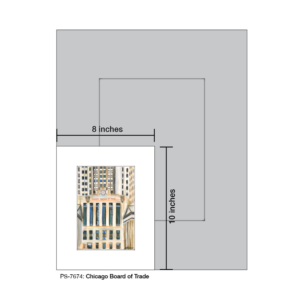 Chicago Board of Trade, Print (#7674) - Printed Canvas