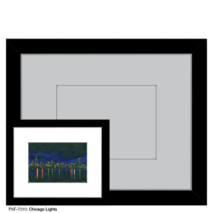 Chicago Lights, Print (#7315) - Printed Canvas