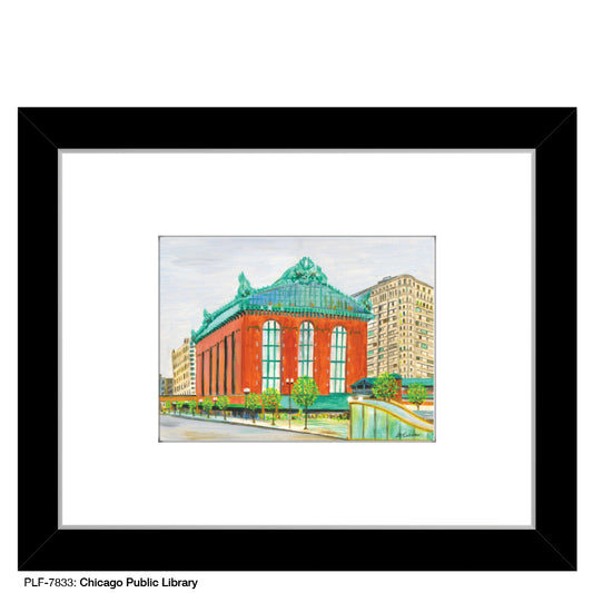 Chicago Public Library, Print (#7833) - Printed Canvas