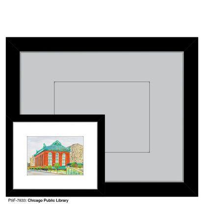 Chicago Public Library, Print (#7833) - Printed Canvas