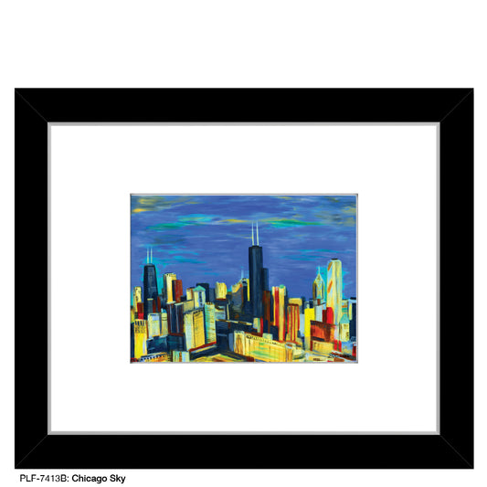 Chicago Sky, Print (#7413B) - Printed Canvas