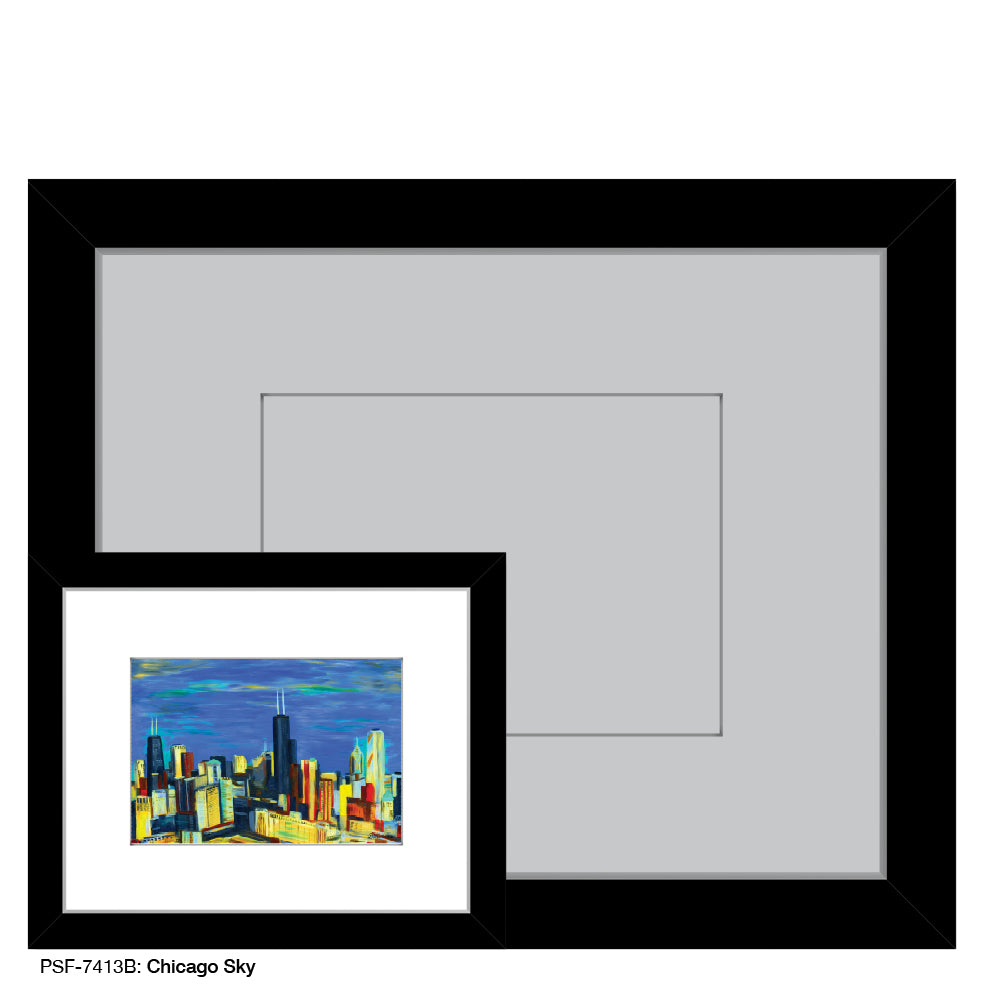Chicago Sky, Print (#7413B) - Printed Canvas