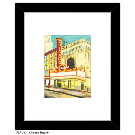Chicago Theater, Print (#7507) - Printed Canvas