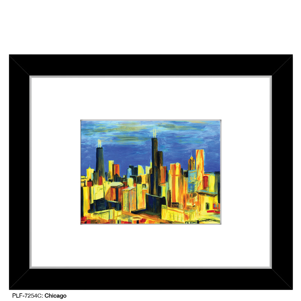 Chicago, Print (#7254C) - Printed Canvas