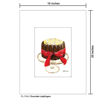 Chocolate Ladyfingers, Print (#7456) - Printed Canvas
