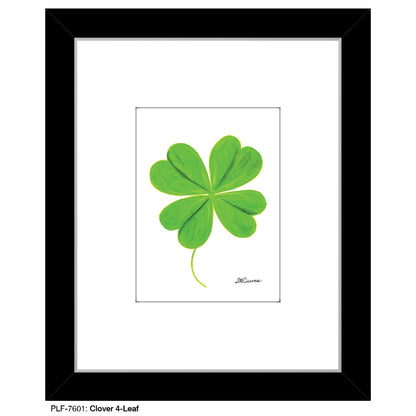 Clover 4-Leaf, Print (#7601) - Printed Canvas