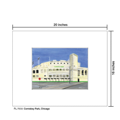 Comiskey Park, Chicago, Print (#7650) - Printed Canvas