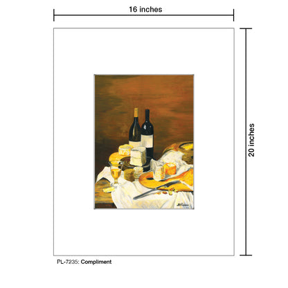 Compliment, Print (#7235) - Printed Canvas