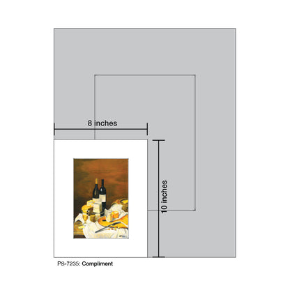Compliment, Print (#7235) - Printed Canvas