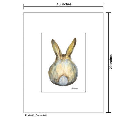 Cottontail, Print (#8033) - Printed Canvas