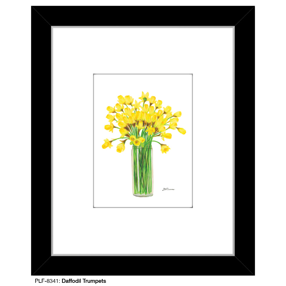 Daffodil Trumpets, Print (#8341A), Print Matted, www.printedcanvas.com