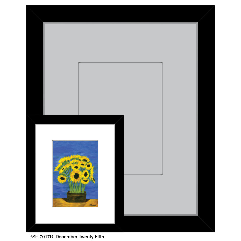 December Twenty Fifth, Print (#7017B) - Printed Canvas