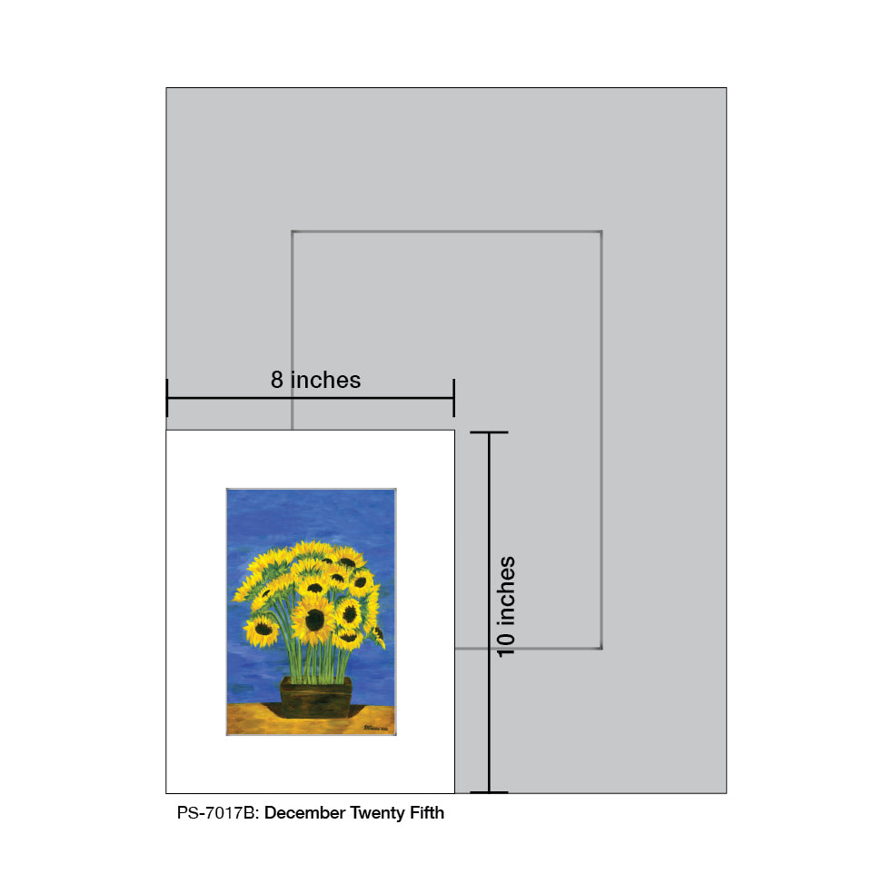 December Twenty Fifth, Print (#7017B) - Printed Canvas