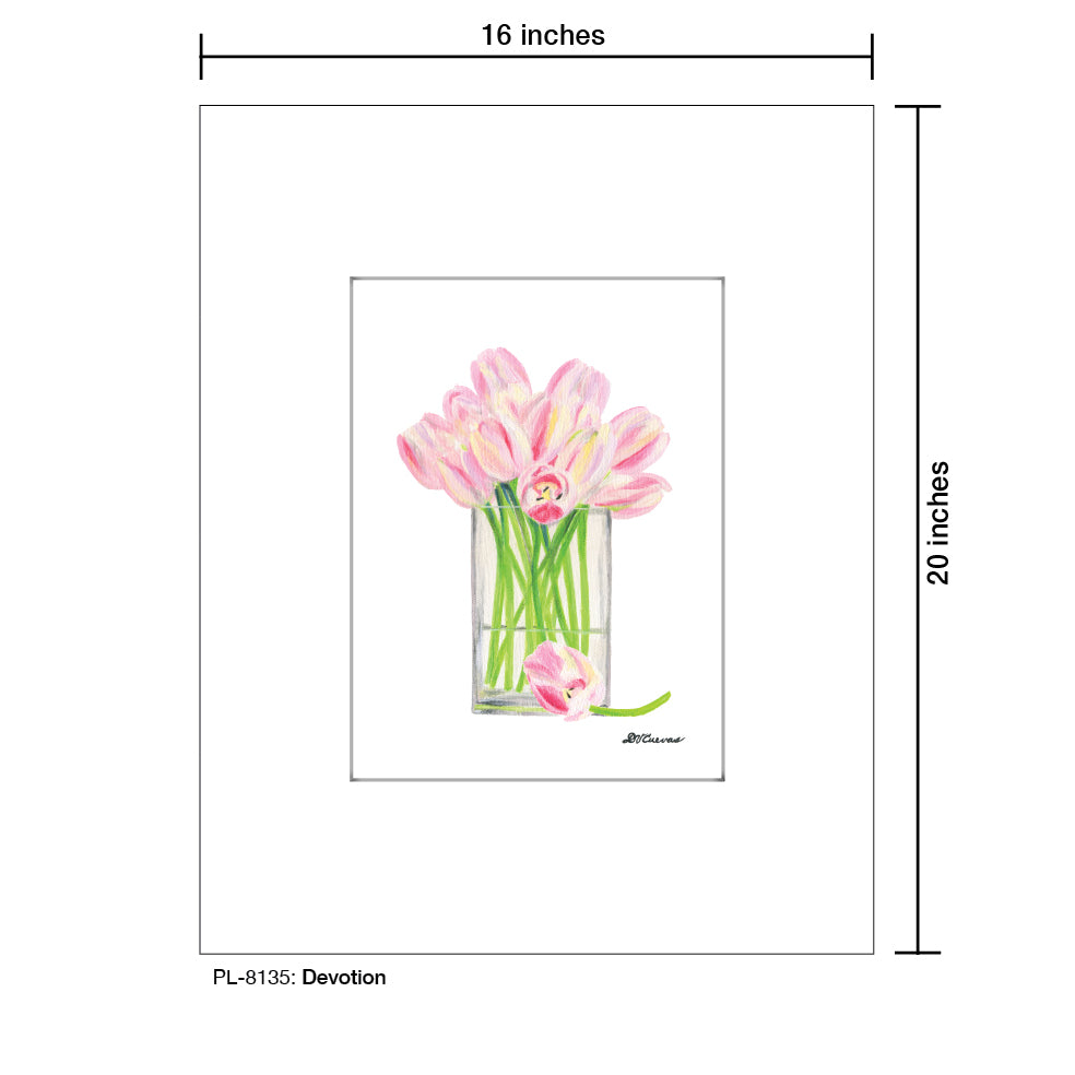 Devotion, Print (#8135AA), Printe Matted, www.printedcanvas.com
