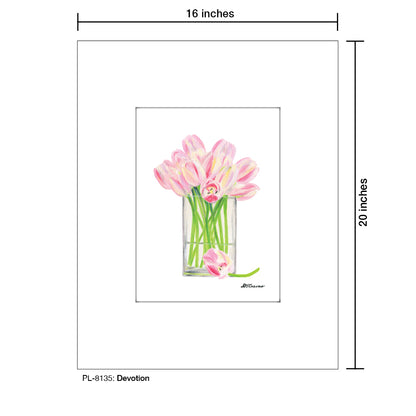 Devotion, Print (#8135AA), Printe Matted, www.printedcanvas.com