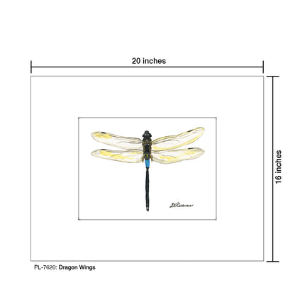 Dragon Wings, Print (#7620C), Printe Matted, www.printedcanvas.com