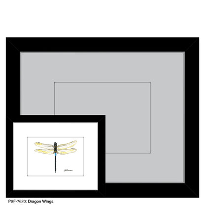 Dragon Wings, Print (#7620C), Print Matted, www.printedcanvas.com