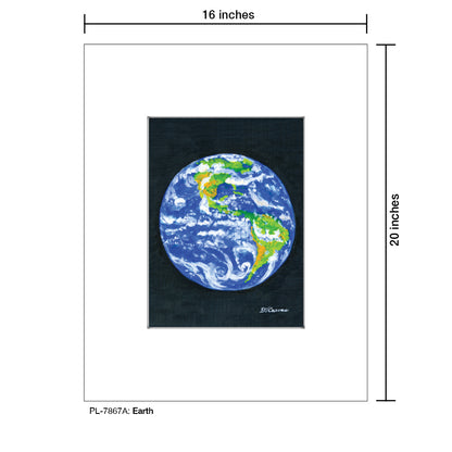 Earth, Print (#7867A) - Printed Canvas